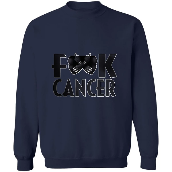 Black Panther Fuck Cancer Sweatshirt - Image 5