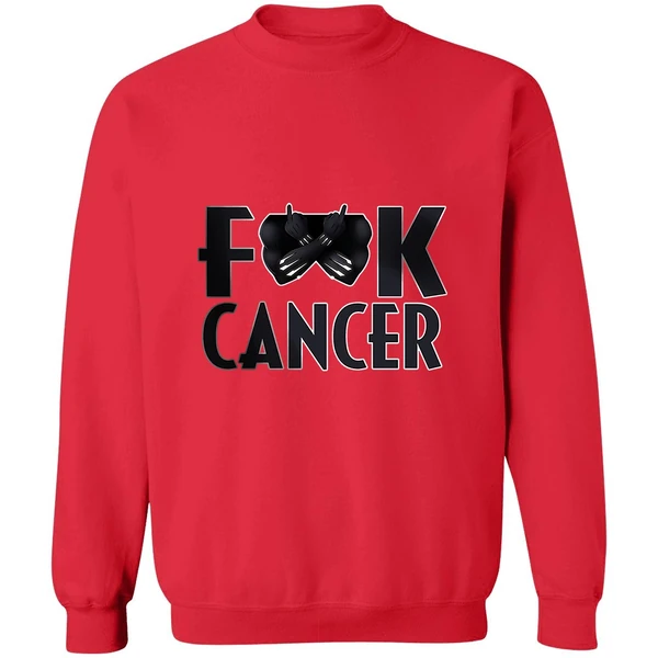 Black Panther Fuck Cancer Sweatshirt - Image 7