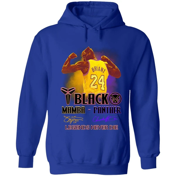 Black Panther Kobe Bryant Black Mamba Panther Legends Never Die Hoodie