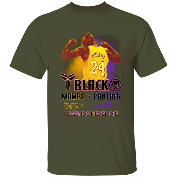 Black Panther Kobe Bryant Black Mamba Panther Legends Never Die Shirt - Image 3
