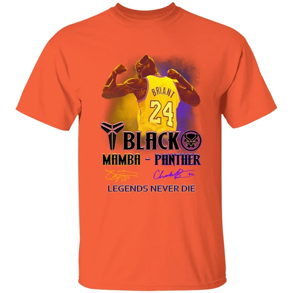 Black Panther Kobe Bryant Black Mamba Panther Legends Never Die Shirt - Image 5