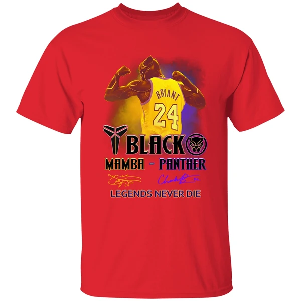 Black Panther Kobe Bryant Black Mamba Panther Legends Never Die Shirt - Image 6
