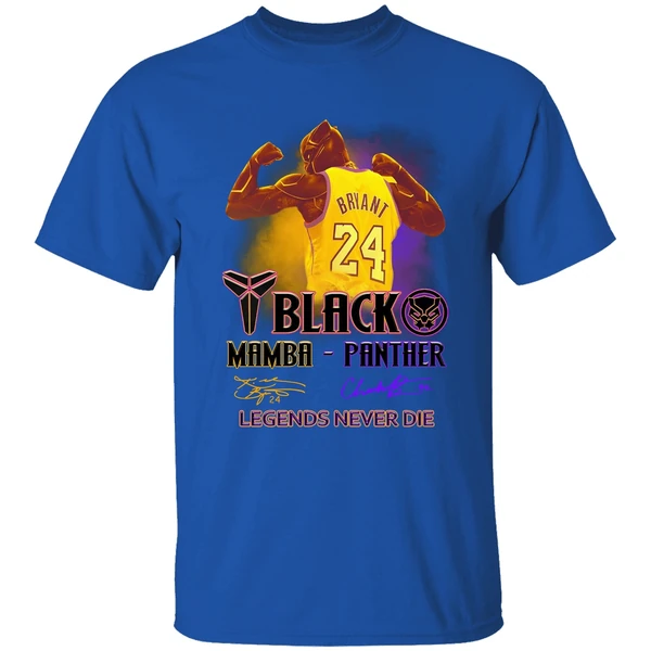 Black Panther Kobe Bryant Black Mamba Panther Legends Never Die Shirt - Image 7