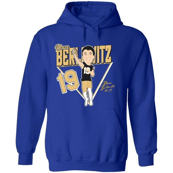 Blaze Berlowitz Vanderbilt Commodores 2024 Caricature Hoodie - Image 7