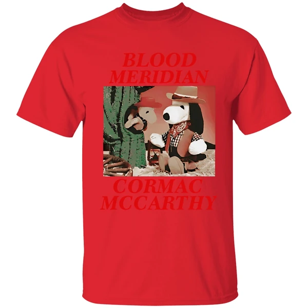 Blood Meridian Cormac Mccarthy Snoopy Shirt - Image 4