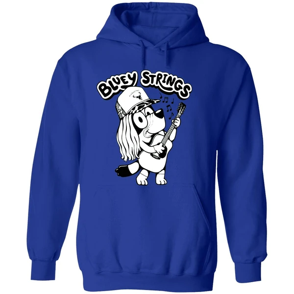 Bluey Strings Character Guitar Graphic Hoodie - Image 7