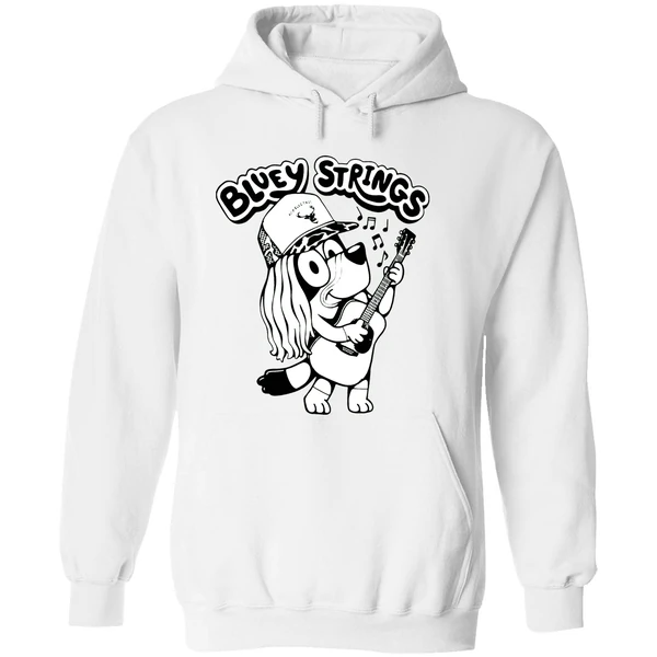 Bluey Strings Character Guitar Graphic Hoodie - Image 8