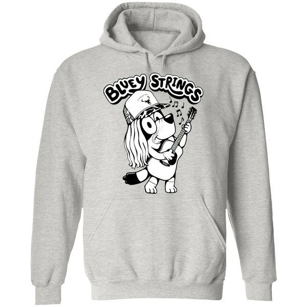 Bluey Strings Character Guitar Graphic Hoodie - Image 9