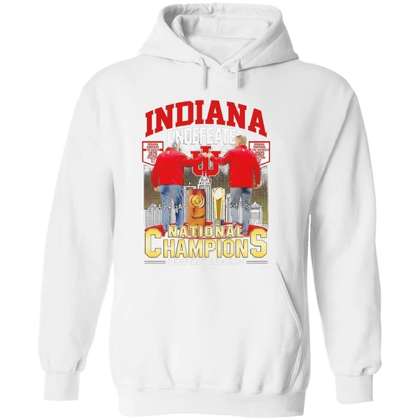 Bob Knight And Curt Cignetti Indiana Hoosiers Hoodie - Image 8