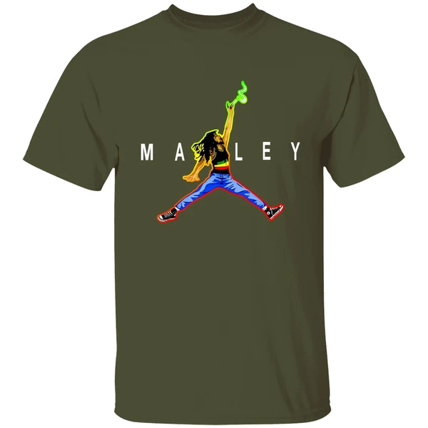 Bob Marley Jordan Slam Dunk Smoking Shirt - Image 3