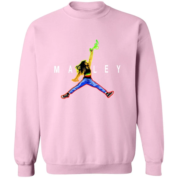 Bob Marley Jordan Slam Dunk Smoking Sweatshirt - Image 4