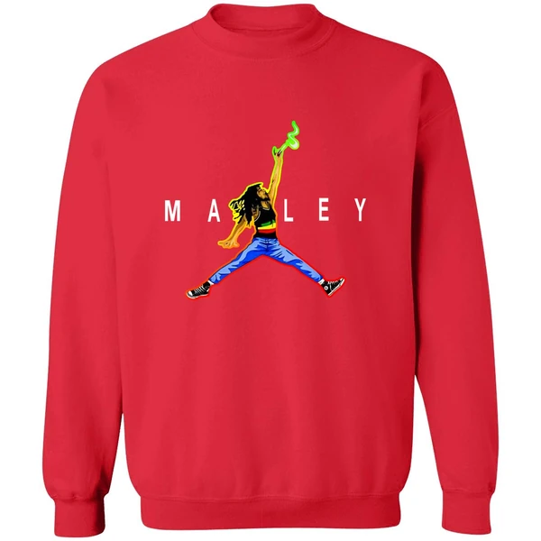 Bob Marley Jordan Slam Dunk Smoking Sweatshirt - Image 7