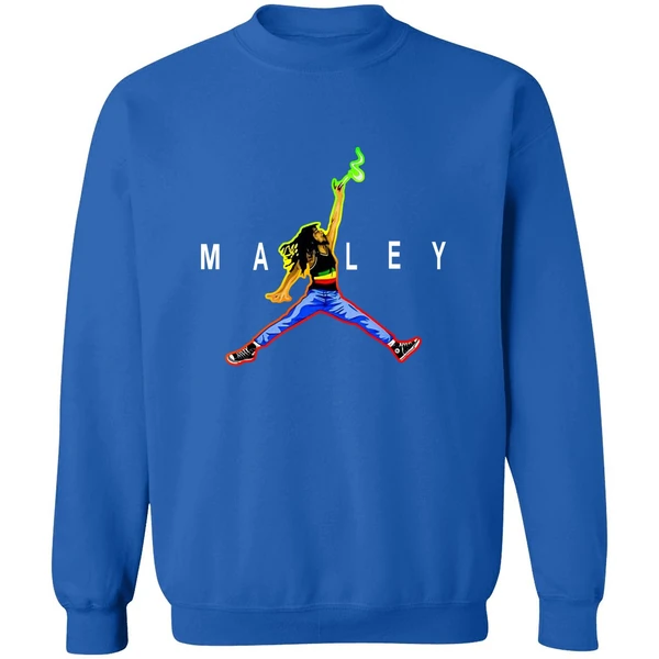 Bob Marley Jordan Slam Dunk Smoking Sweatshirt - Image 8