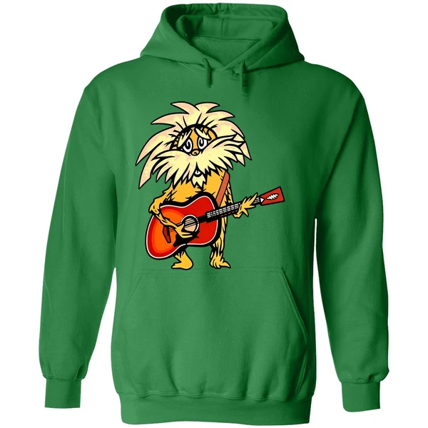 Bob Weir Grateful Dead Lorax Of Dr Seuss Playing Guita Hoodie - Image 2