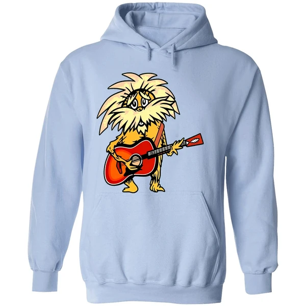 Bob Weir Grateful Dead Lorax Of Dr Seuss Playing Guita Hoodie - Image 4