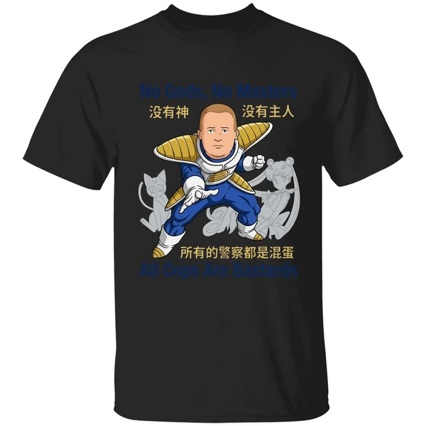 Bobby Hill No Gods No Masters All Cops Are Bastards Shirt - Image 7