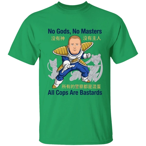 Bobby Hill No Gods No Masters All Cops Are Bastards Shirt - Image 8