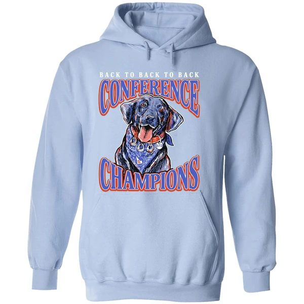 Boise State Broncos Back To Back To Back Conference Champions Hoodie - Image 4