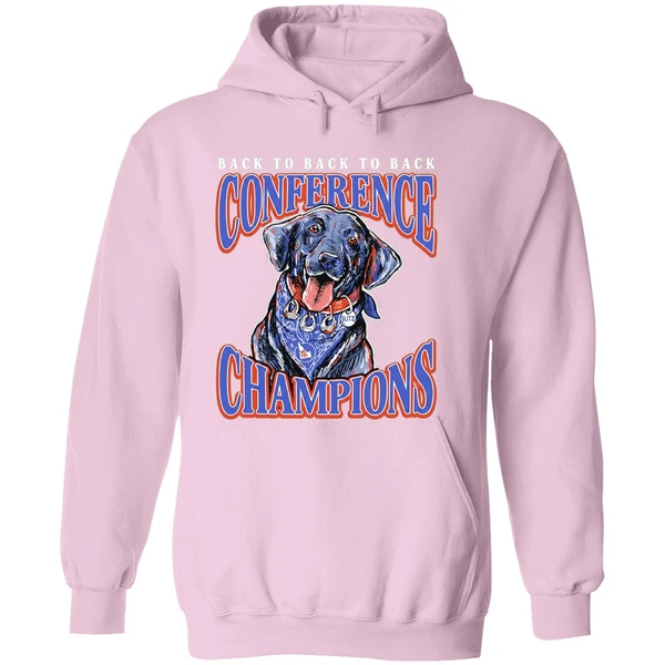 Boise State Broncos Back To Back To Back Conference Champions Hoodie - Image 5