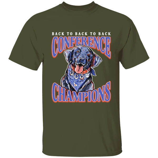 Boise State Broncos Back To Back To Back Conference Champions Shirt - Image 4