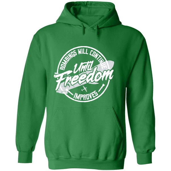 Bombings Will Continue Improves Until Freedom Hoodie - Image 2