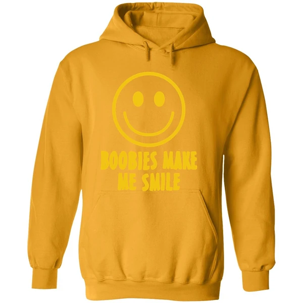 Boobies Make Me Smile Hoodie