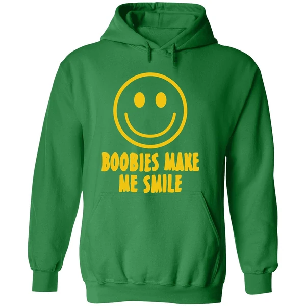 Boobies Make Me Smile Hoodie - Image 2