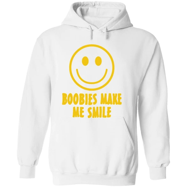Boobies Make Me Smile Hoodie - Image 8