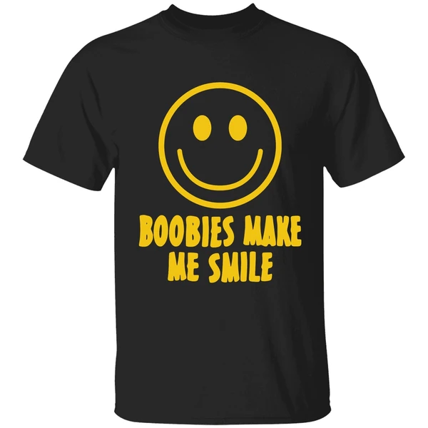 Boobies Make Me Smile Shirt