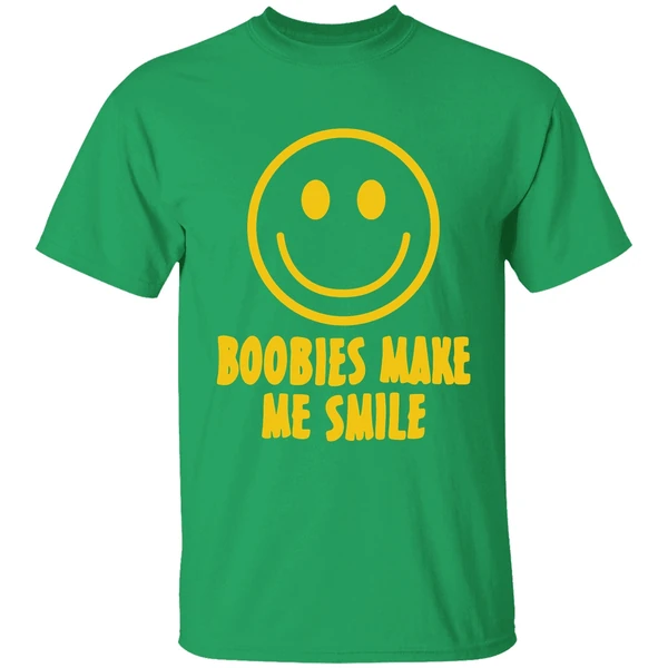 Boobies Make Me Smile Shirt - Image 2