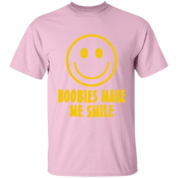 Boobies Make Me Smile Shirt - Image 3