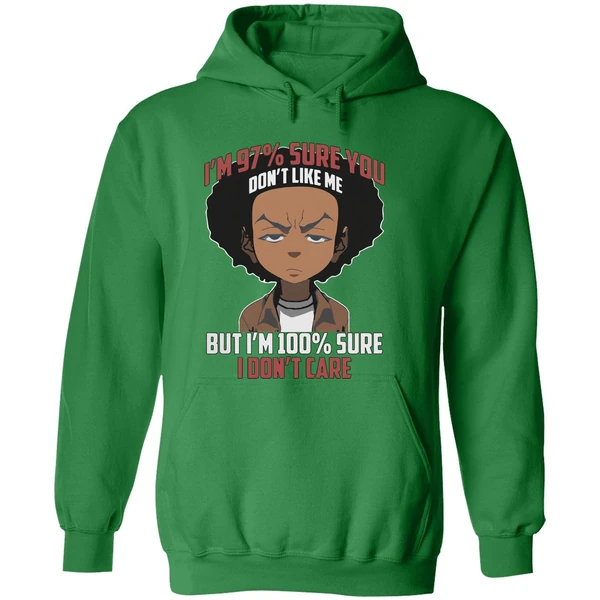 Boondocks Im 97 Percent Sure You Dont Like Me But Im 100 Percent Sure I Dont Care Hoodie - Image 2