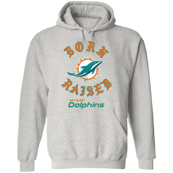 Born Raised Miami Dolphins Hoodie - Image 9