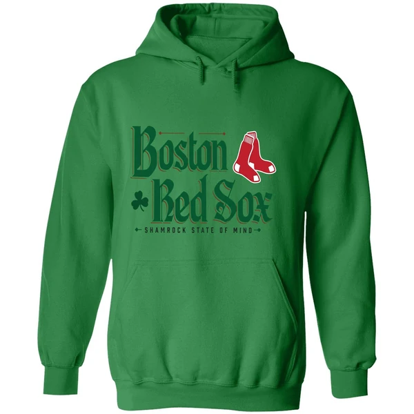 Boston Red Sox Shamrock State Of Mind Saint Patricks Day Hoodie - Image 2