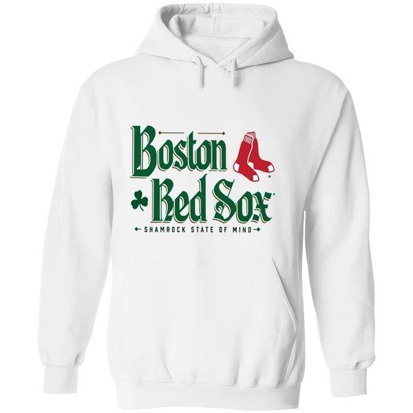Boston Red Sox Shamrock State Of Mind Saint Patricks Day Hoodie - Image 8