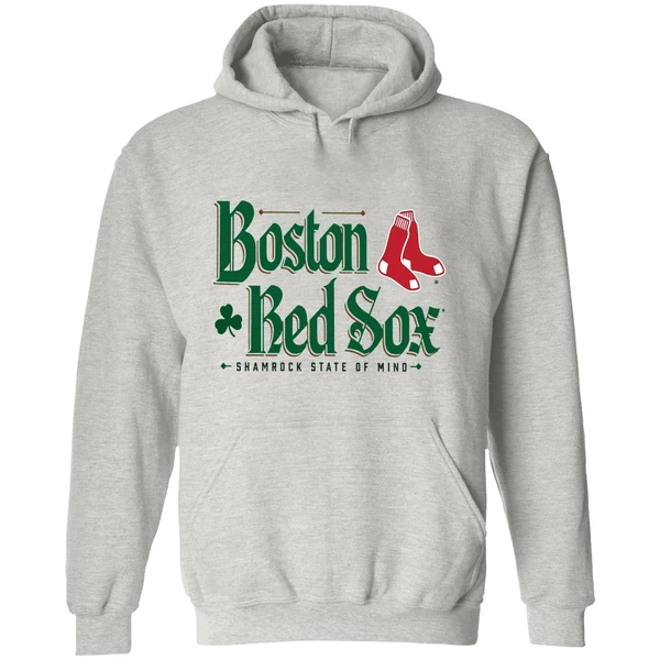 Boston Red Sox Shamrock State Of Mind Saint Patricks Day Hoodie - Image 9