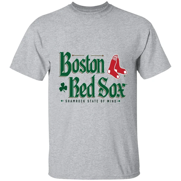 boston red sox shamrock state of mind saint patricks day shirt sportgrey
