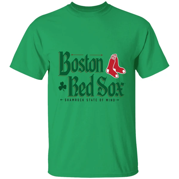 Boston Red Sox Shamrock State Of Mind Saint Patricks Day Shirt - Image 8