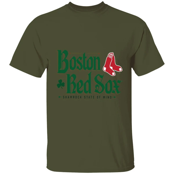 Boston Red Sox Shamrock State Of Mind Saint Patricks Day Shirt - Image 9