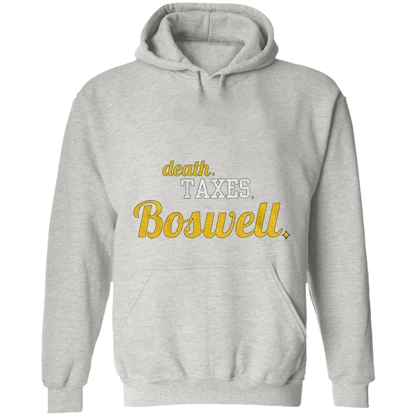Boswell Guaran Pittsburgh Football Death Taxes Boswell Hoodie - Image 9