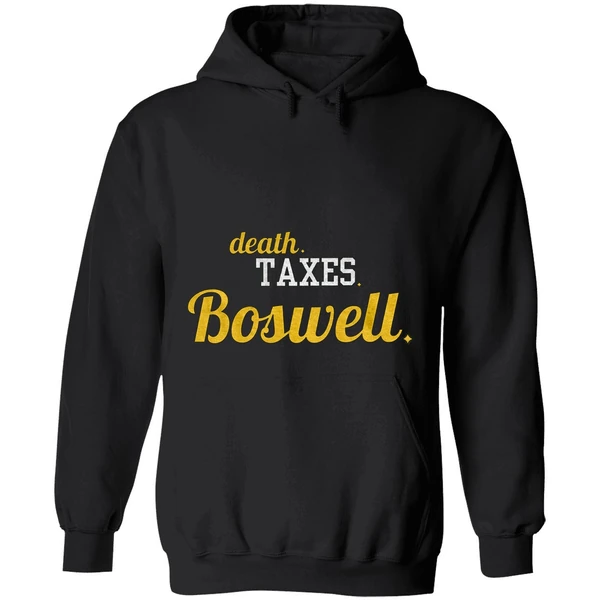 Boswell Guaran Pittsburgh Football Death Taxes Boswell Hoodie