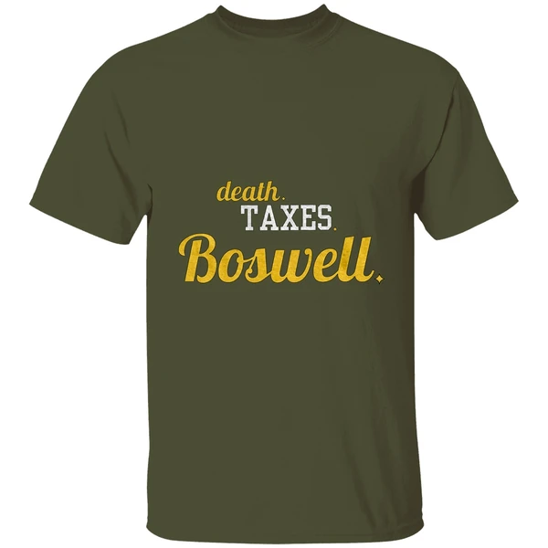Boswell Guaran Pittsburgh Football Death Taxes Boswell Shirt - Image 3