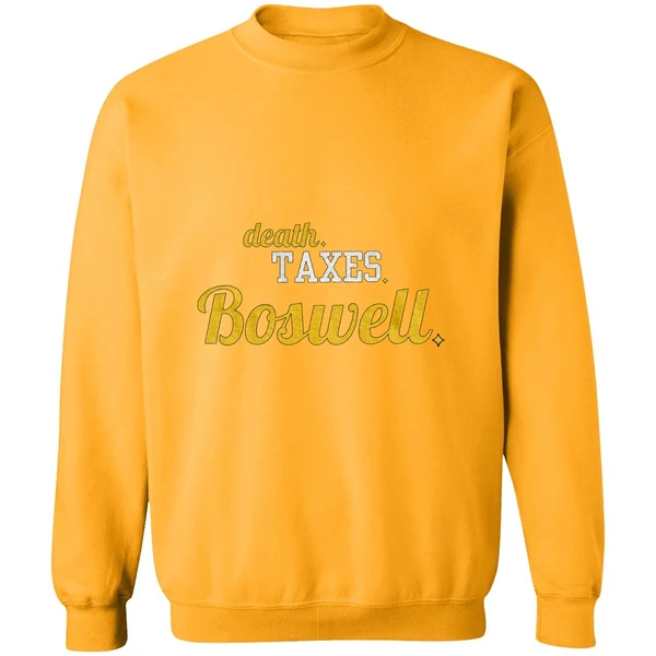 Boswell Guaran Pittsburgh Football Death Taxes Boswell Sweatshirt - Image 2