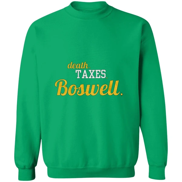 Boswell Guaran Pittsburgh Football Death Taxes Boswell Sweatshirt - Image 3