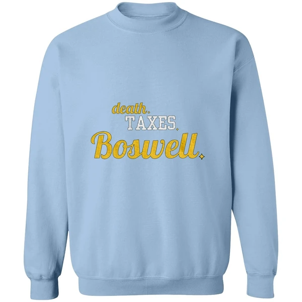 Boswell Guaran Pittsburgh Football Death Taxes Boswell Sweatshirt - Image 4
