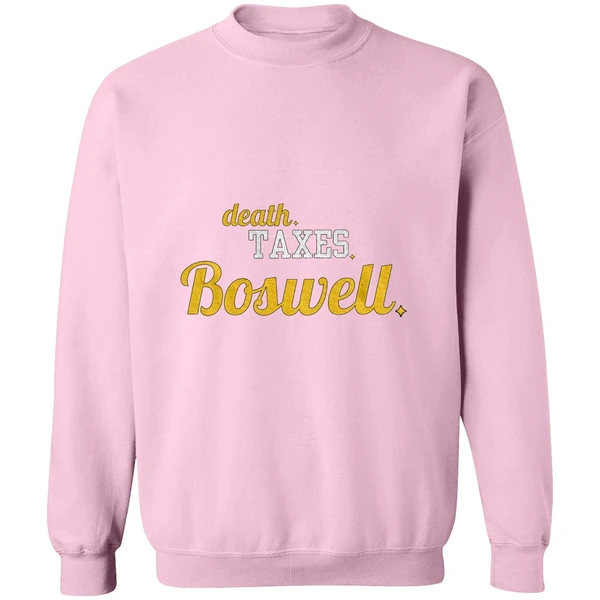 Boswell Guaran Pittsburgh Football Death Taxes Boswell Sweatshirt - Image 5