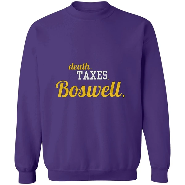 Boswell Guaran Pittsburgh Football Death Taxes Boswell Sweatshirt - Image 7