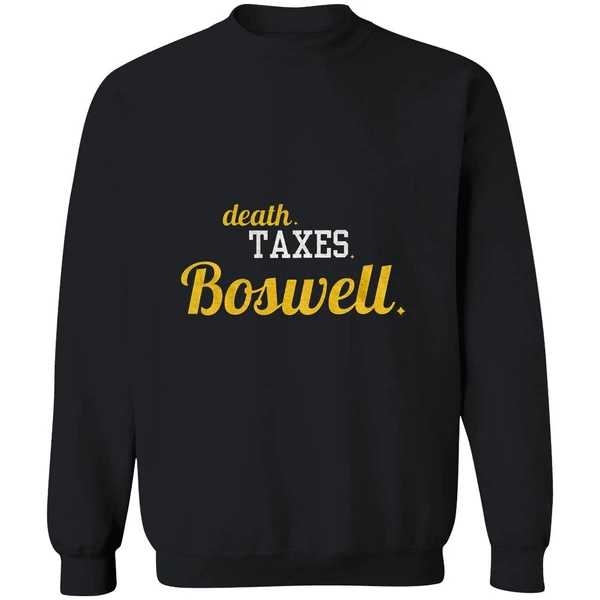 Boswell Guaran Pittsburgh Football Death Taxes Boswell Sweatshirt - Image 9