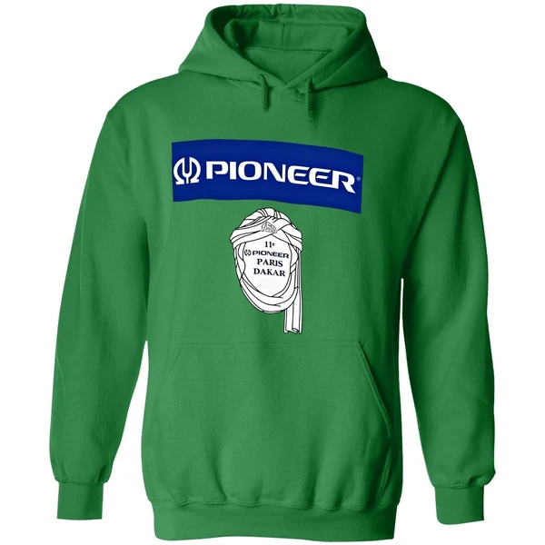 Brad Pitt Wearing Pioneer 12 Pioneer Paris Dakar Hoodie - Image 2