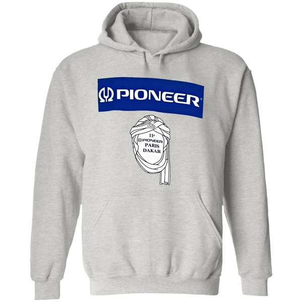 Brad Pitt Wearing Pioneer 12 Pioneer Paris Dakar Hoodie - Image 9